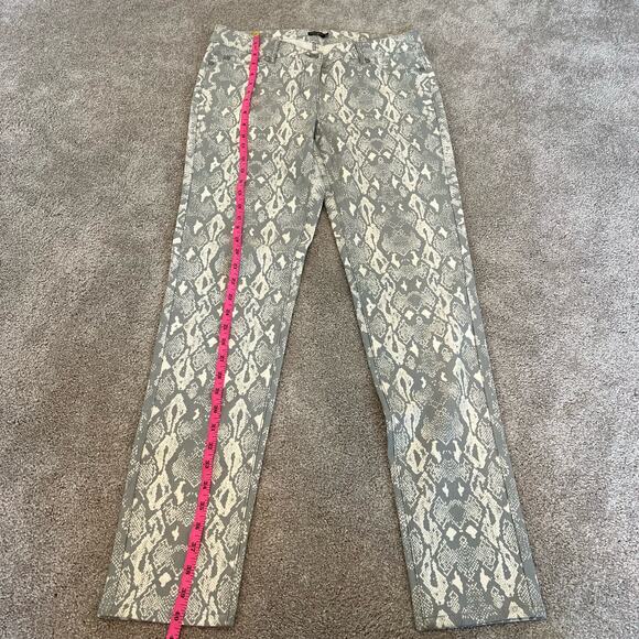 J McLaughlin Women's Snakeskin Skinny Jean Cream and Grey Size‎ 8 - Picture 6 of 12